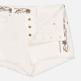 Embroidered High Rise Shorts (7432752627827)