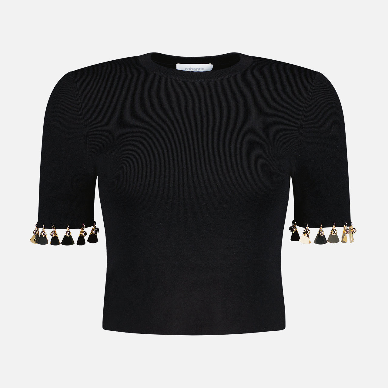 Pull Cardigan w/ Gold Disc Sleeve (7394347057267)