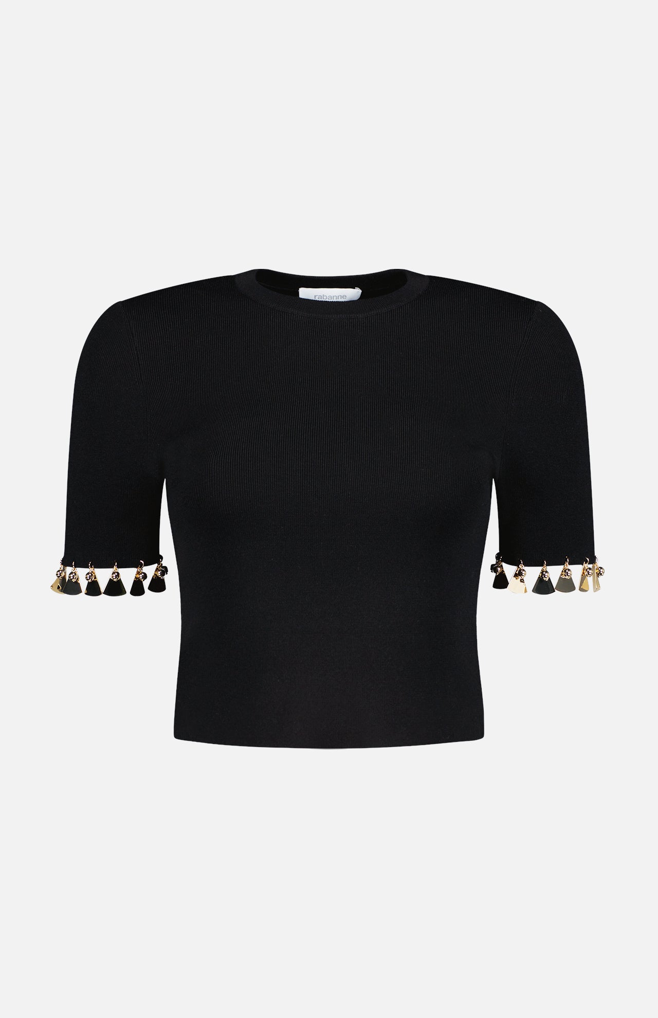 Pull Cardigan w/ Gold Disc Sleeve (7394347057267)