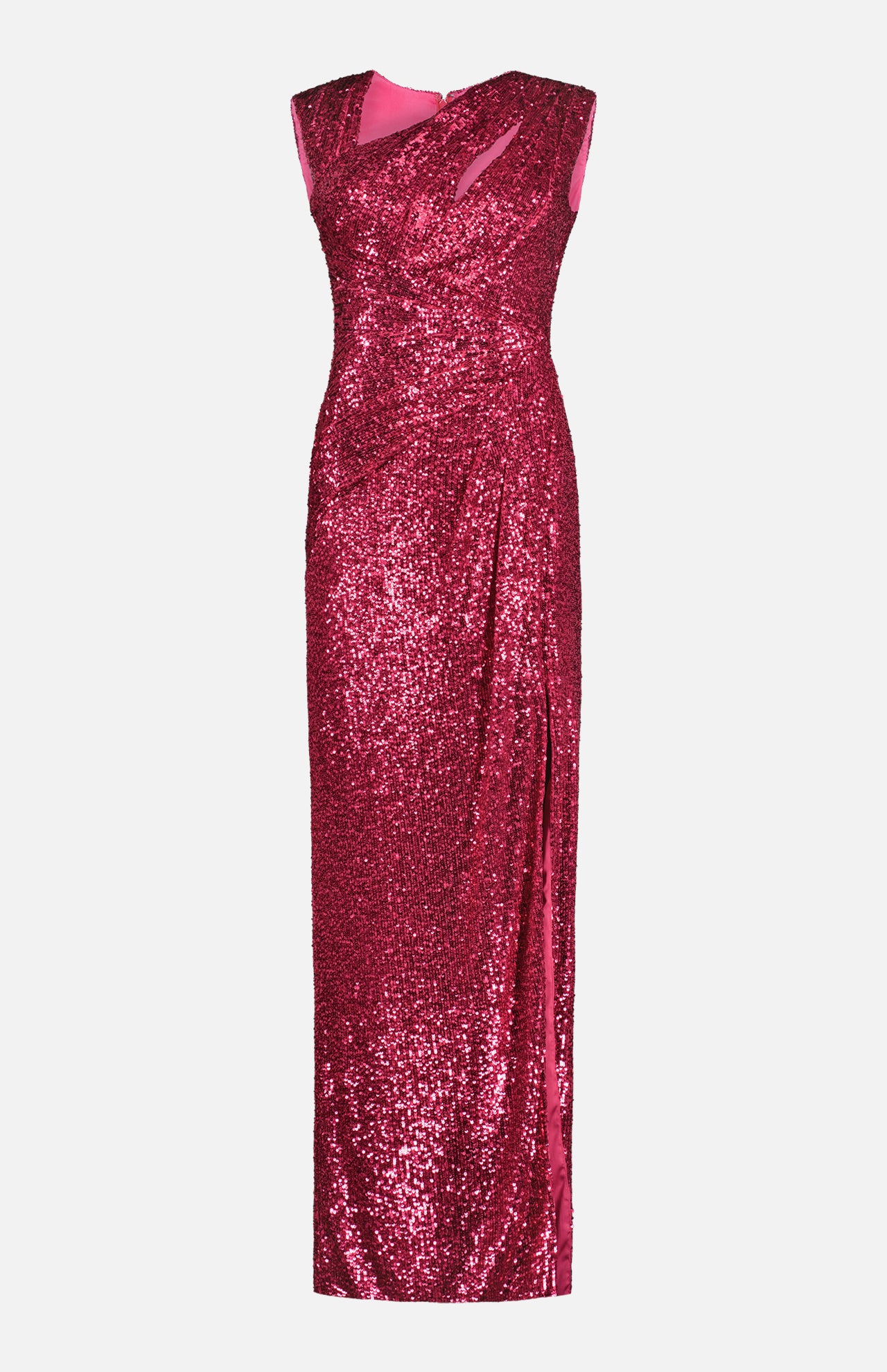 Asymmetric Gown Without Cape Sequin (7160395202675)