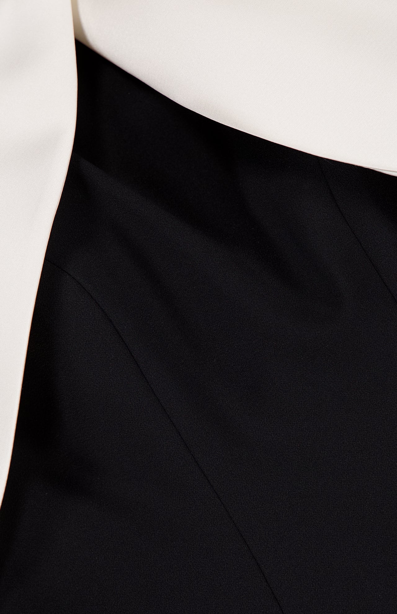 Crepe And Satin Gown (14695722746219)