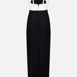 Crepe And Satin Gown (14695722746219)