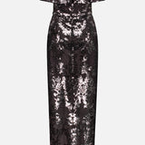 Mesh Tulle Sequin Gown (14666885136747)