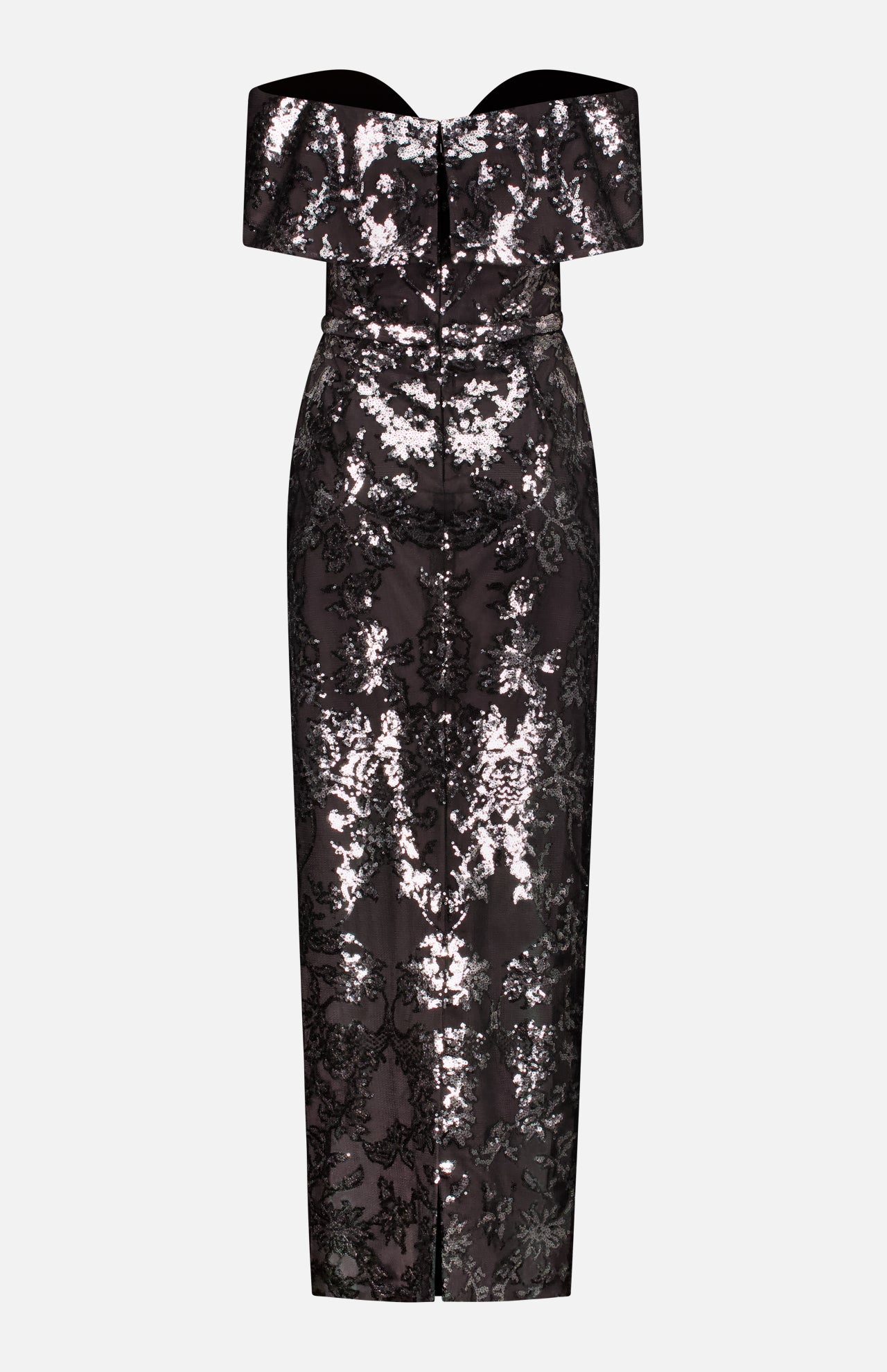Mesh Tulle Sequin Gown (14666885136747)