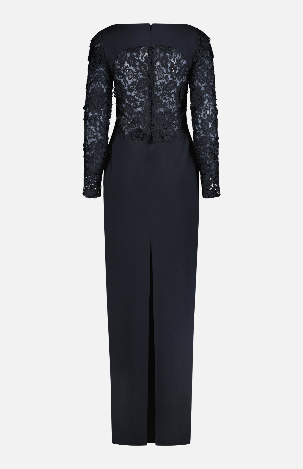 Embroidered Crepe Dress (7254356525171)