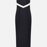 Embroidered Tulle W Crepe Gown (14750060970347)