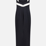 Embroidered Tulle W Crepe Gown (14750060970347)