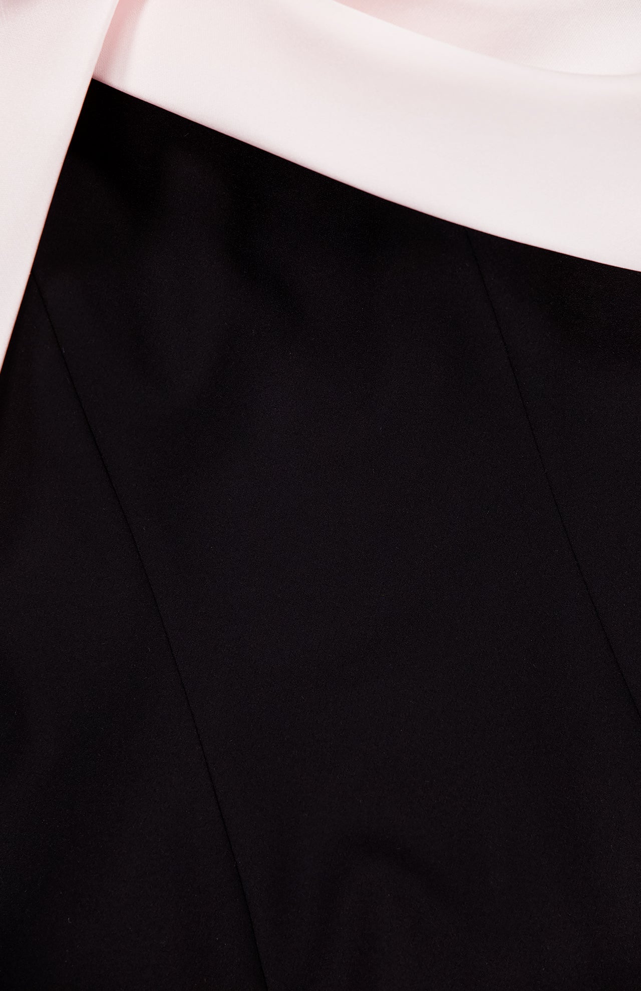 Mikado Neckline Crepe Gown (14750061003115)