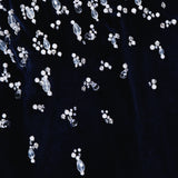 Velvet Halter Gown with Beaded Bodice (7538825756787)
