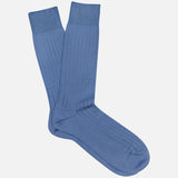 The PANTHERELLA Pembrey Ribbed Sock is shown in light blue against a plain white background.