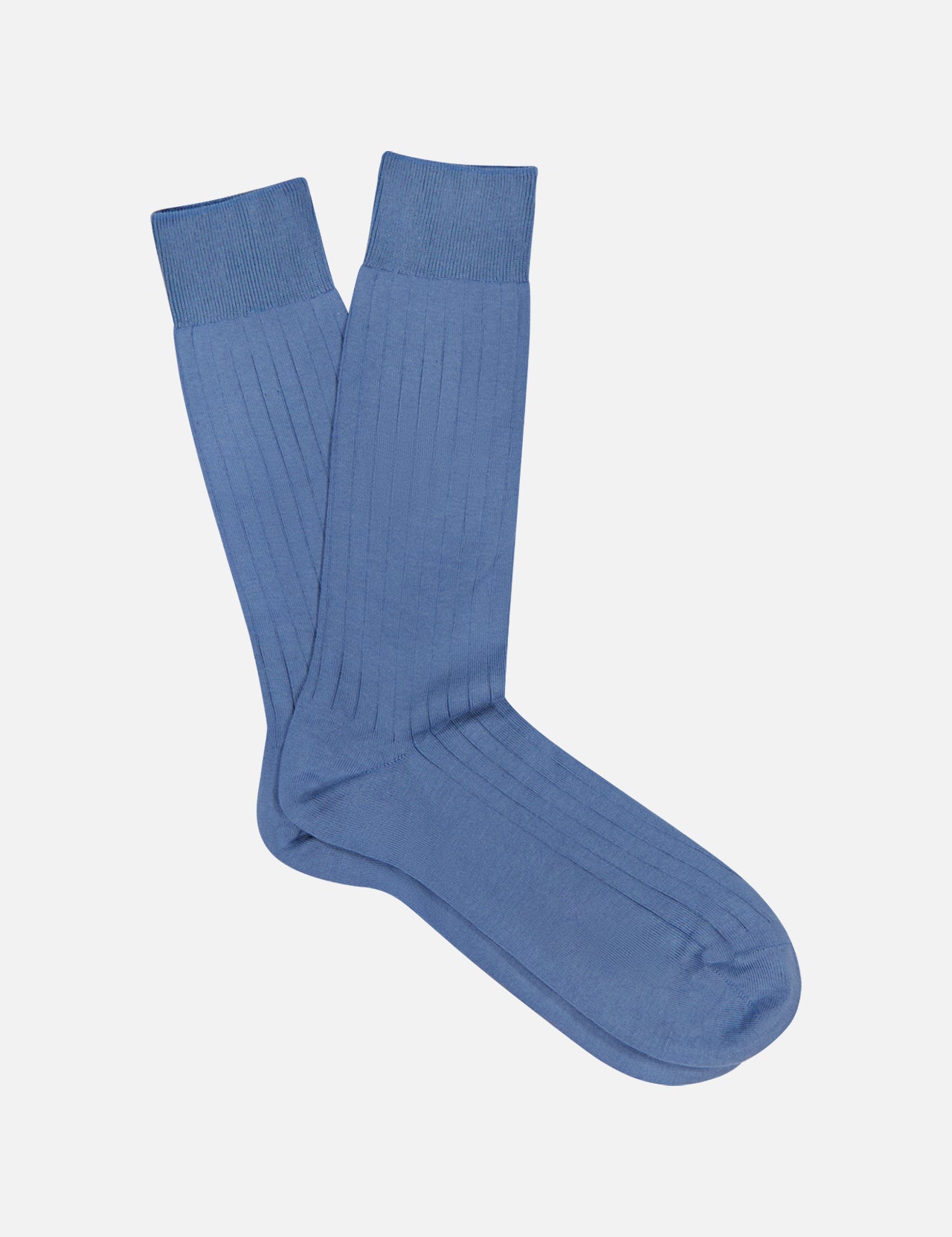 The PANTHERELLA Pembrey Ribbed Sock is shown in light blue against a plain white background.