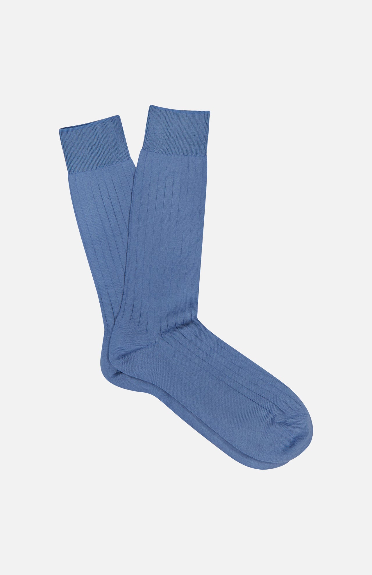 The PANTHERELLA Pembrey Ribbed Sock is shown in light blue against a plain white background.