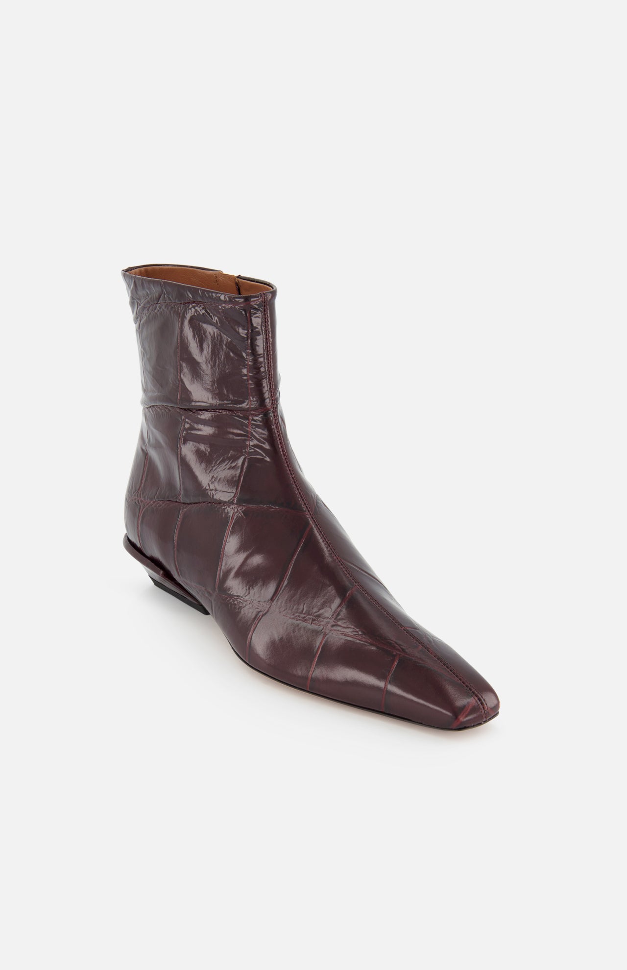 Bettina Croco Embellished Ankle Boot 25 (14689852293483)