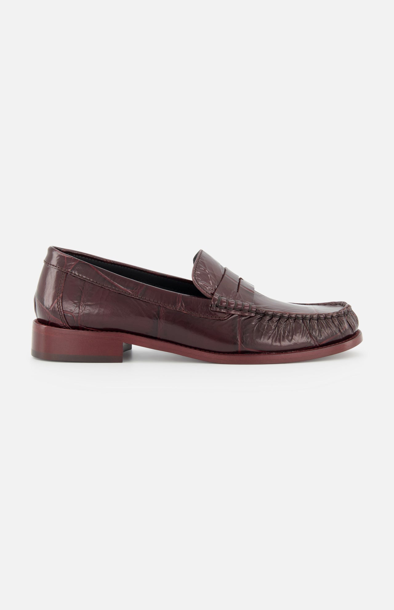 Dylan Croco Embossed Loafer (14689852260715)