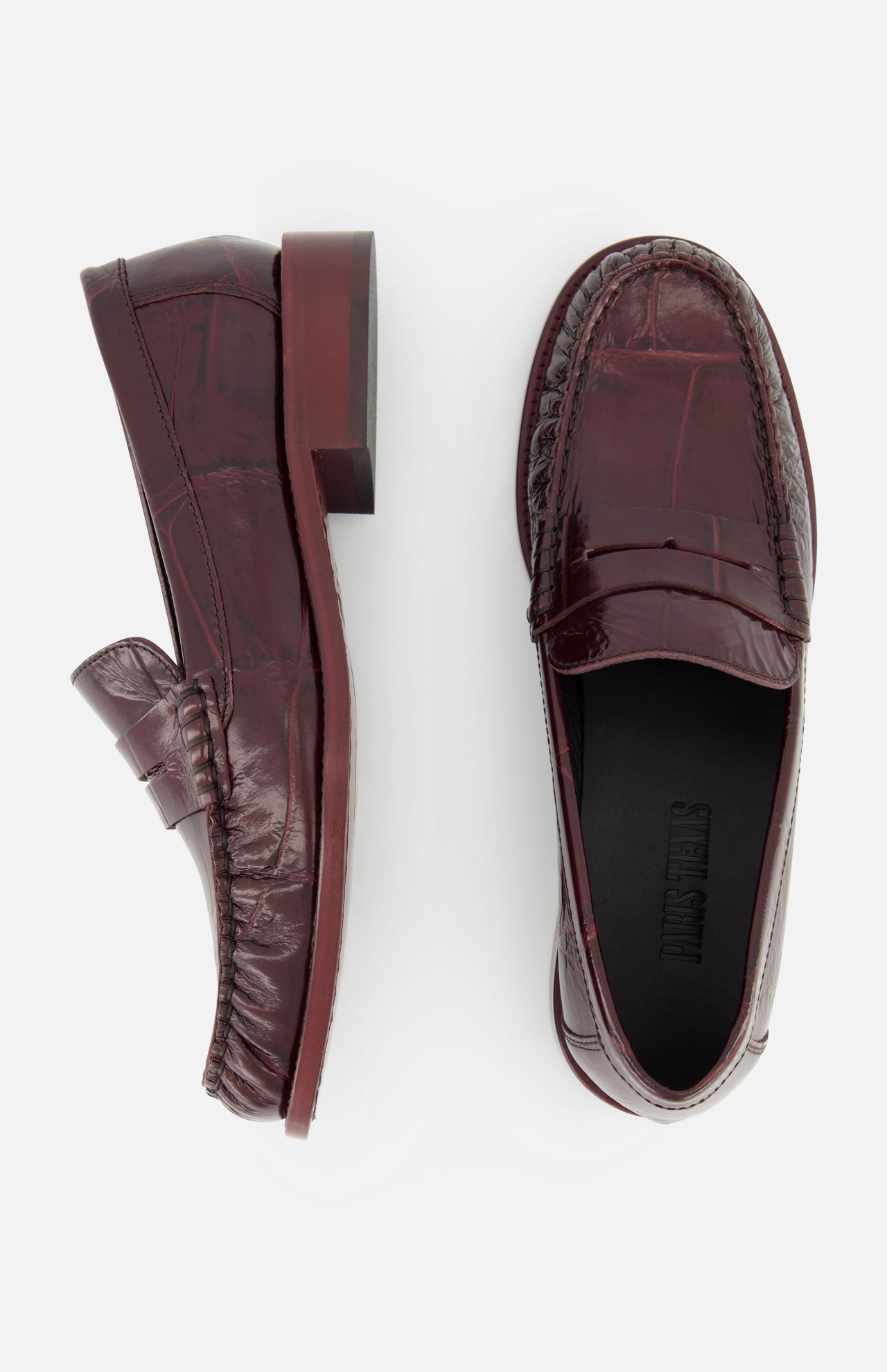 Dylan Croco Embossed Loafer (14689852260715)