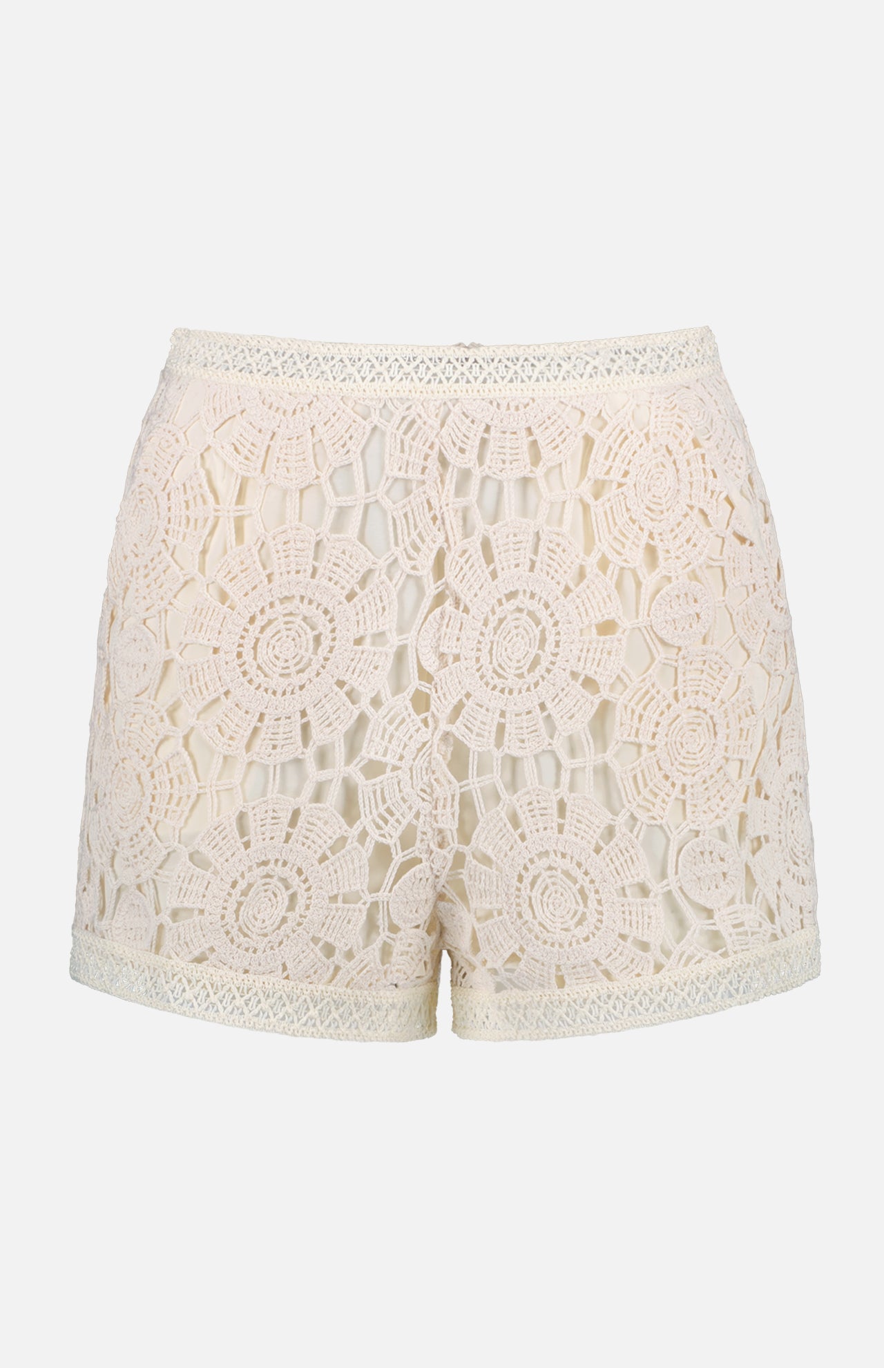 Crochet High Waist Shorts (7407285108851)