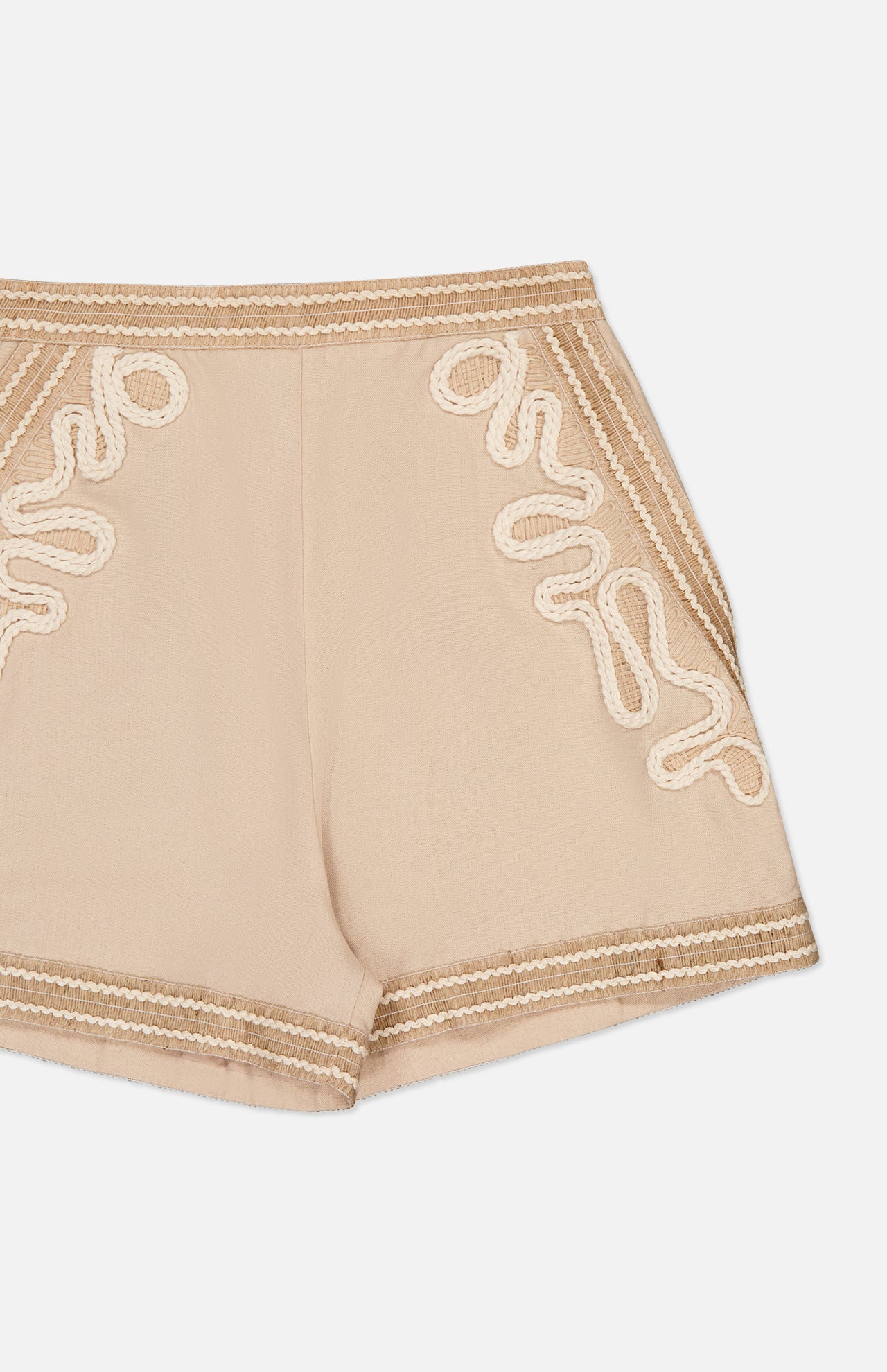 Embroidered Linen Shorts (7440184442995)