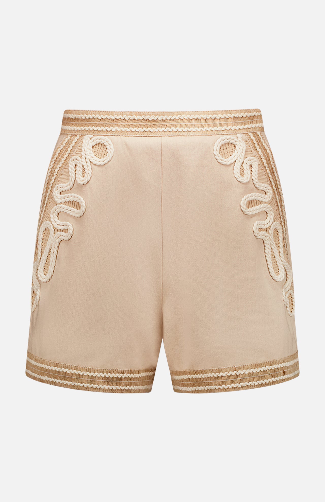 Embroidered Linen Shorts (7440184442995)