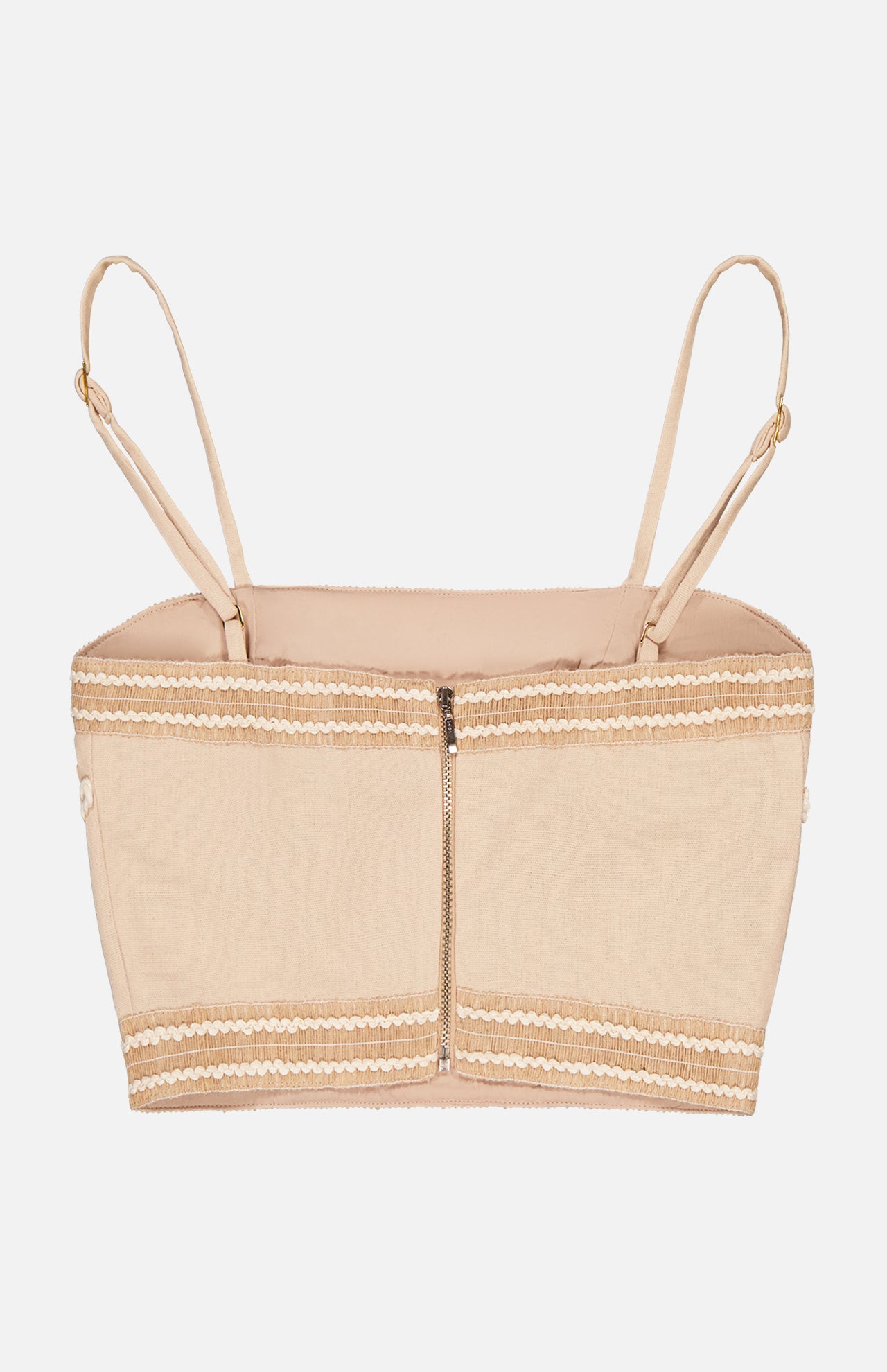 Embroidered Linen Top (7440184574067)