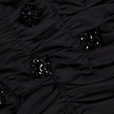Hand-Beaded Stretch Tulle Midi Dress (7725243367539)