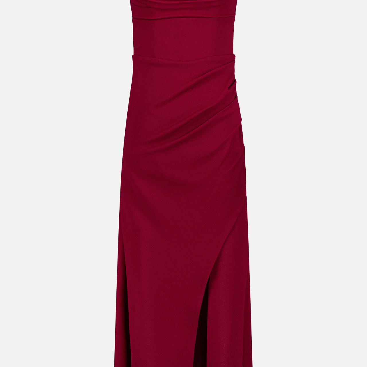 Mystique Draped Bodice Crepe Gown (14706339152235)