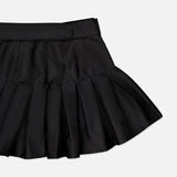 Taffeta Bloom Brooch Mini Skirt (14706339348843)