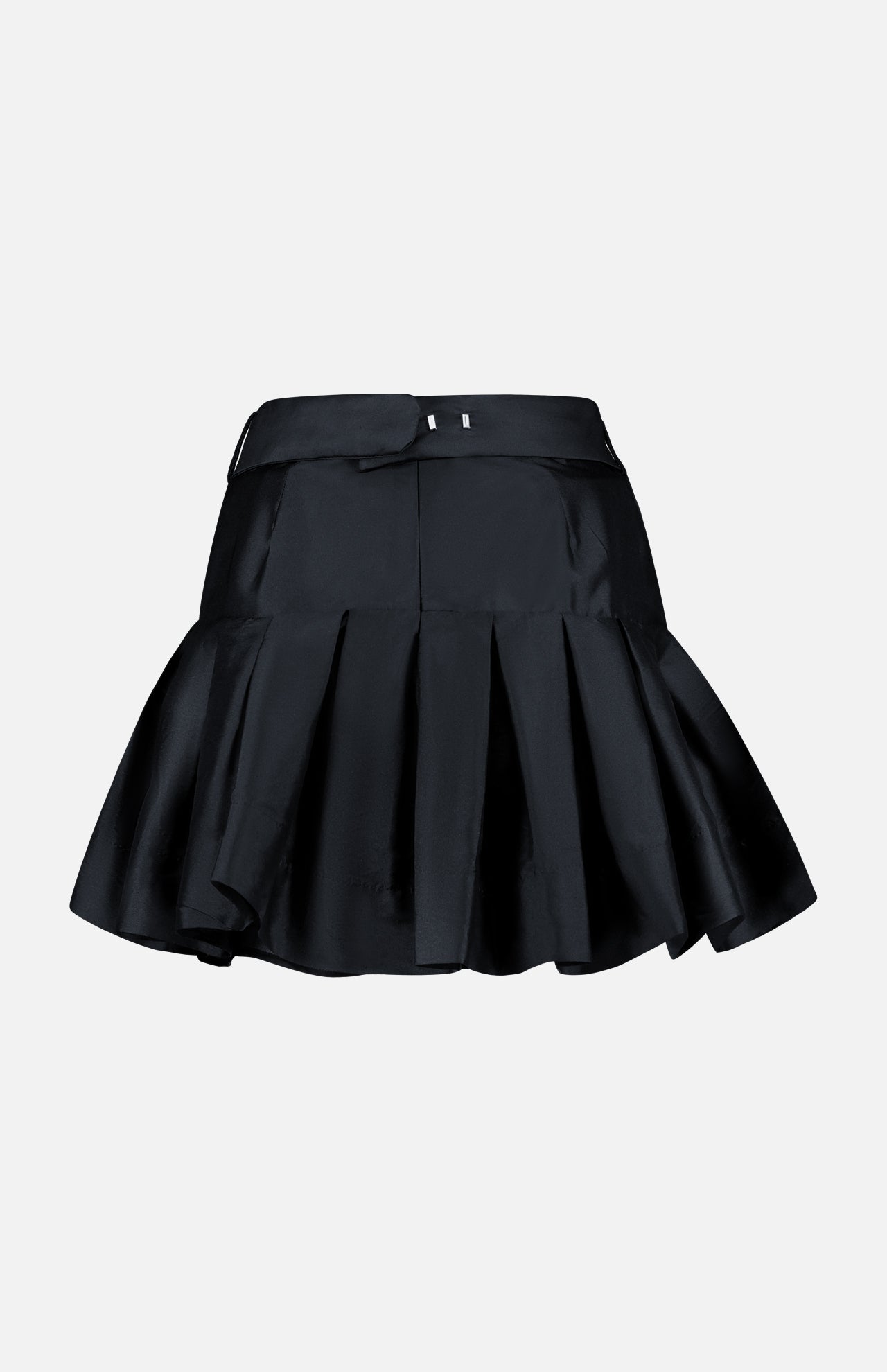 Taffeta Bloom Brooch Mini Skirt (14706339348843)