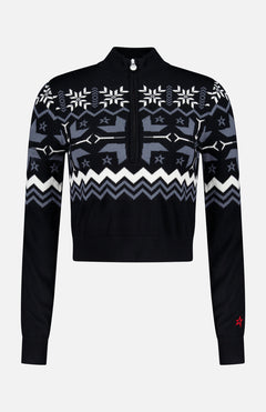 PERFECT MOMENTNordic Merino Wool Half - Zip SweaterA.K. Rikk's