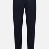 Nerano M Plaid Pants by PESCAROLO with a straight-leg cut, featuring a classic 5-pocket design, button closure, and belt loops, displayed against a plain white background.