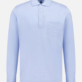 Amble Long-Sleeve Cotton Cashmere Polo Shirt (14709683618155)
