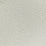Close-up of the Dolomite Crewneck Sweater, an off-white knit featuring ribbed patterns and a PETER MILLAR label near the collar.