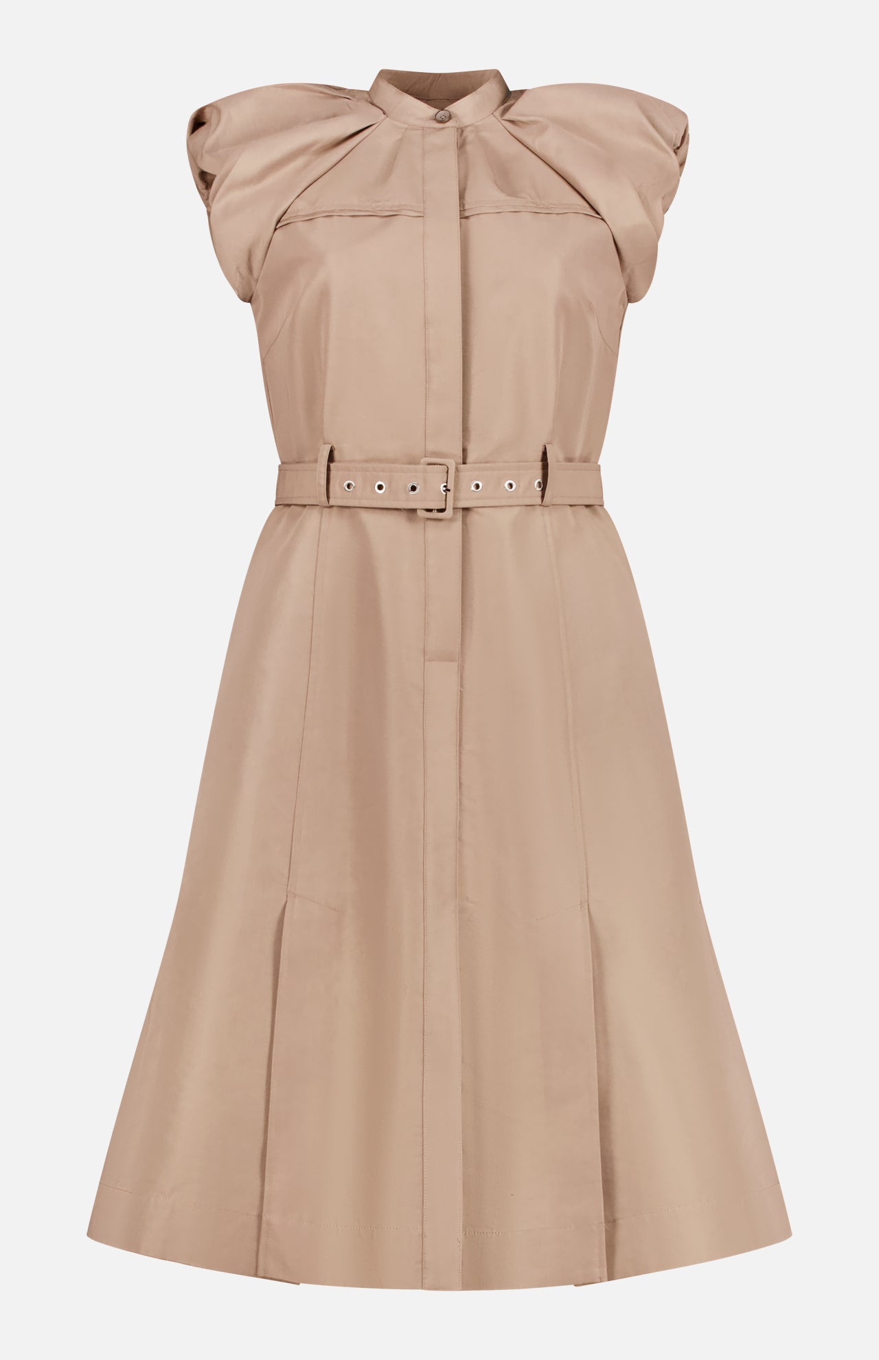 Belted Shirt Dress (7754894377075)