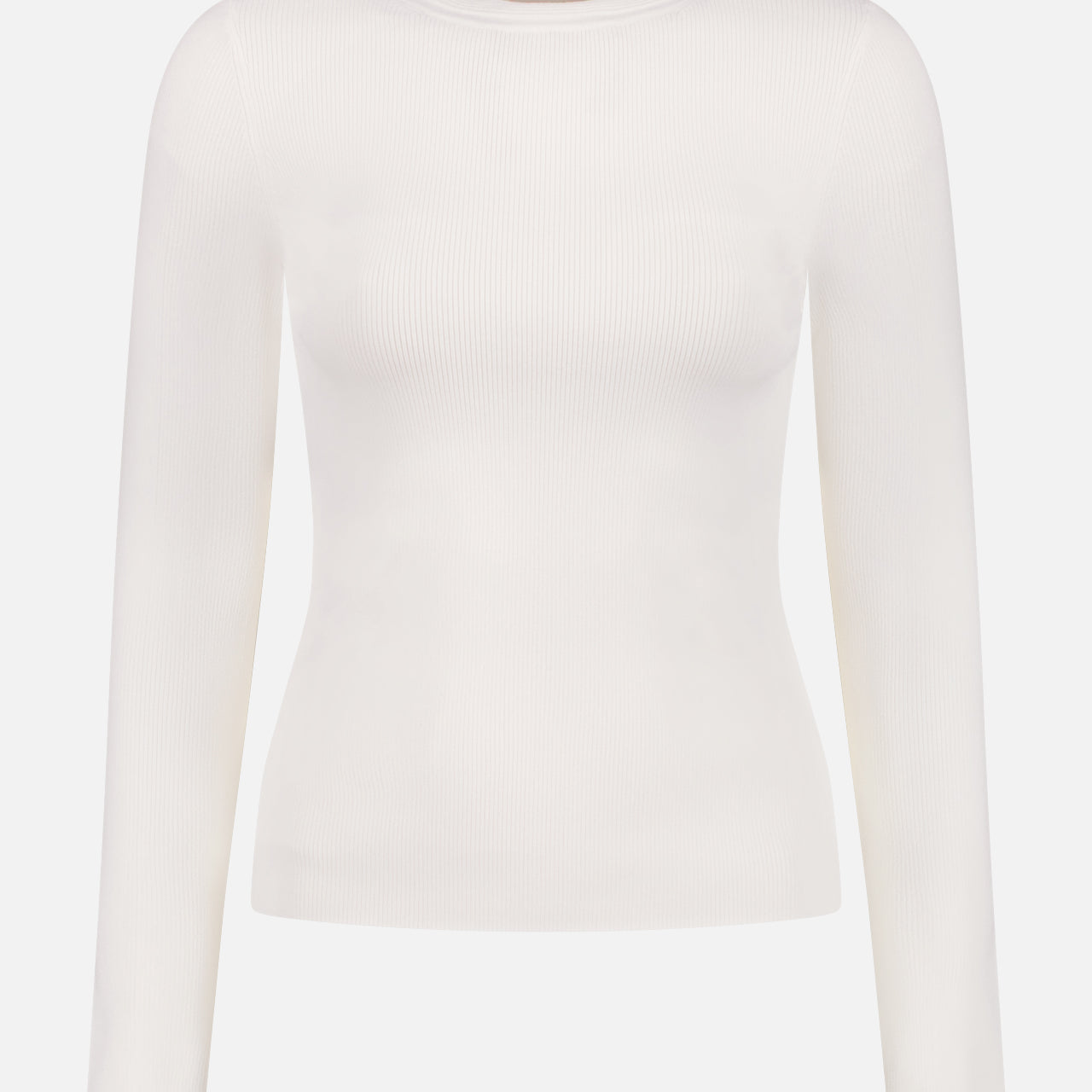 Compact Rib Long Sleeve Top (7754894671987)