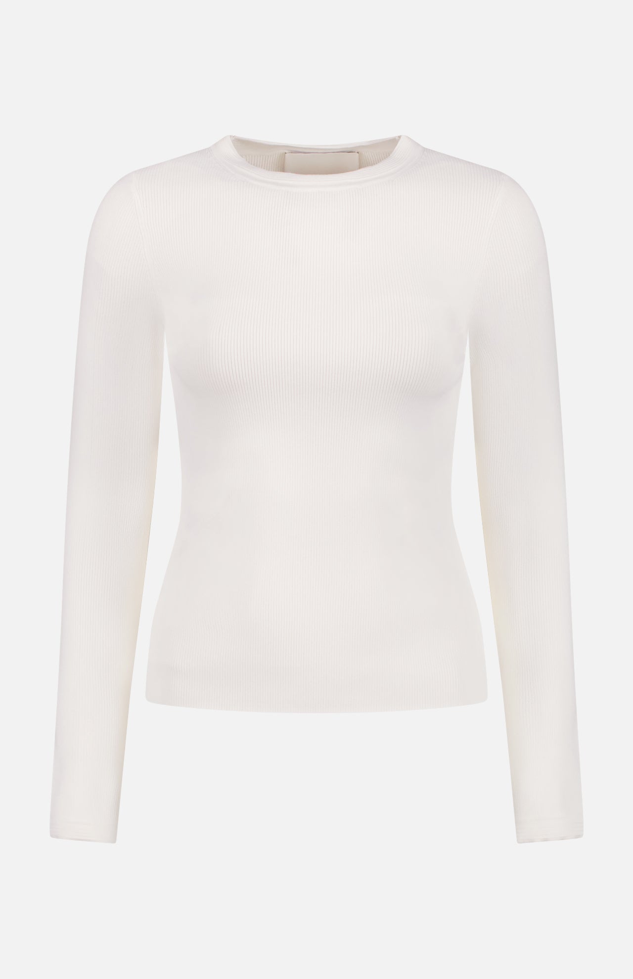 Compact Rib Long Sleeve Top (7754894671987)