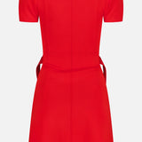 Compact Rib Tulip Sleeve Mini Dress (14647604314475)