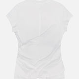 Draped Short Sleeve T-Shirt (14681357844843)