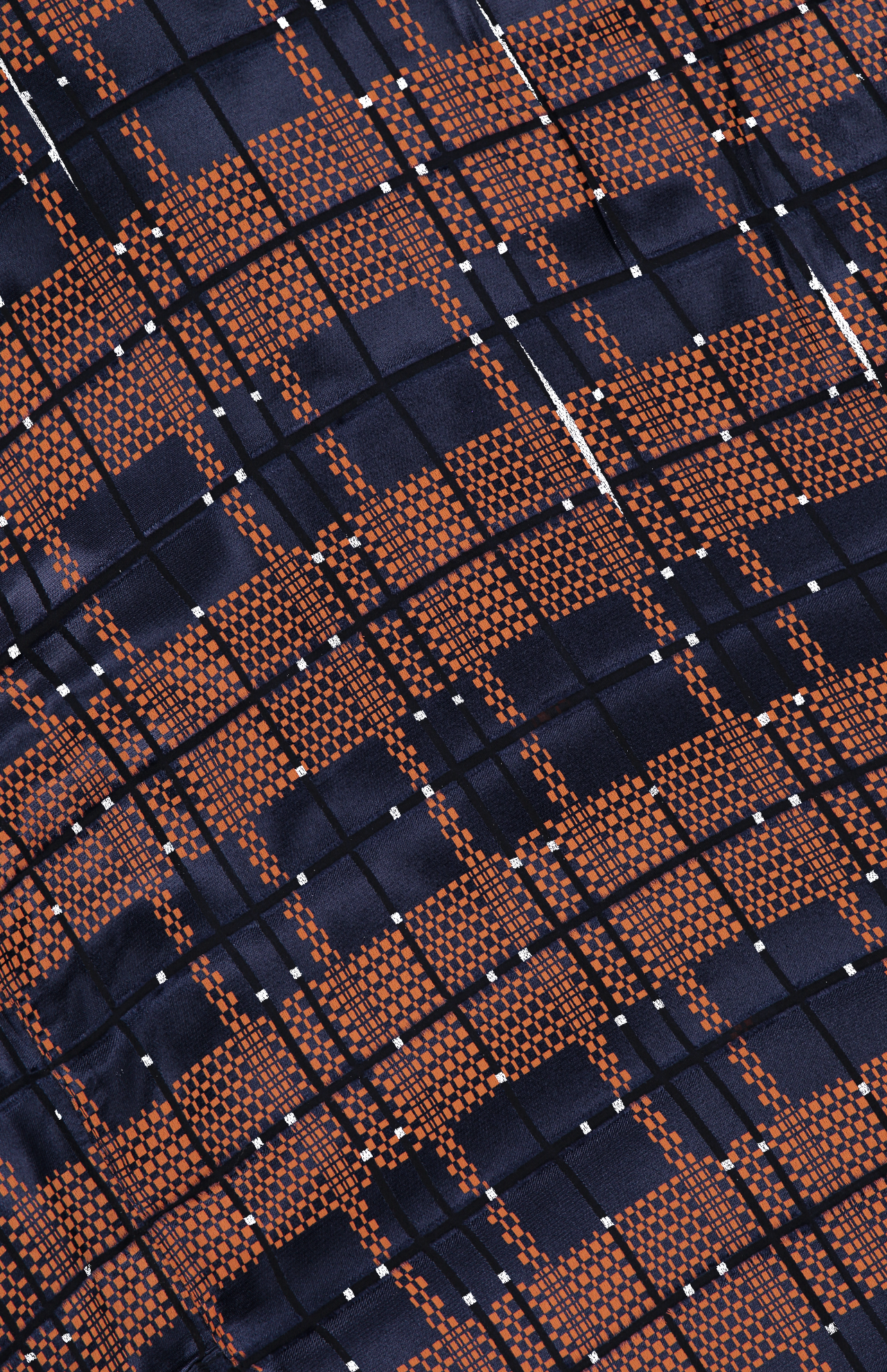Hester Plaid Devore Shell Top