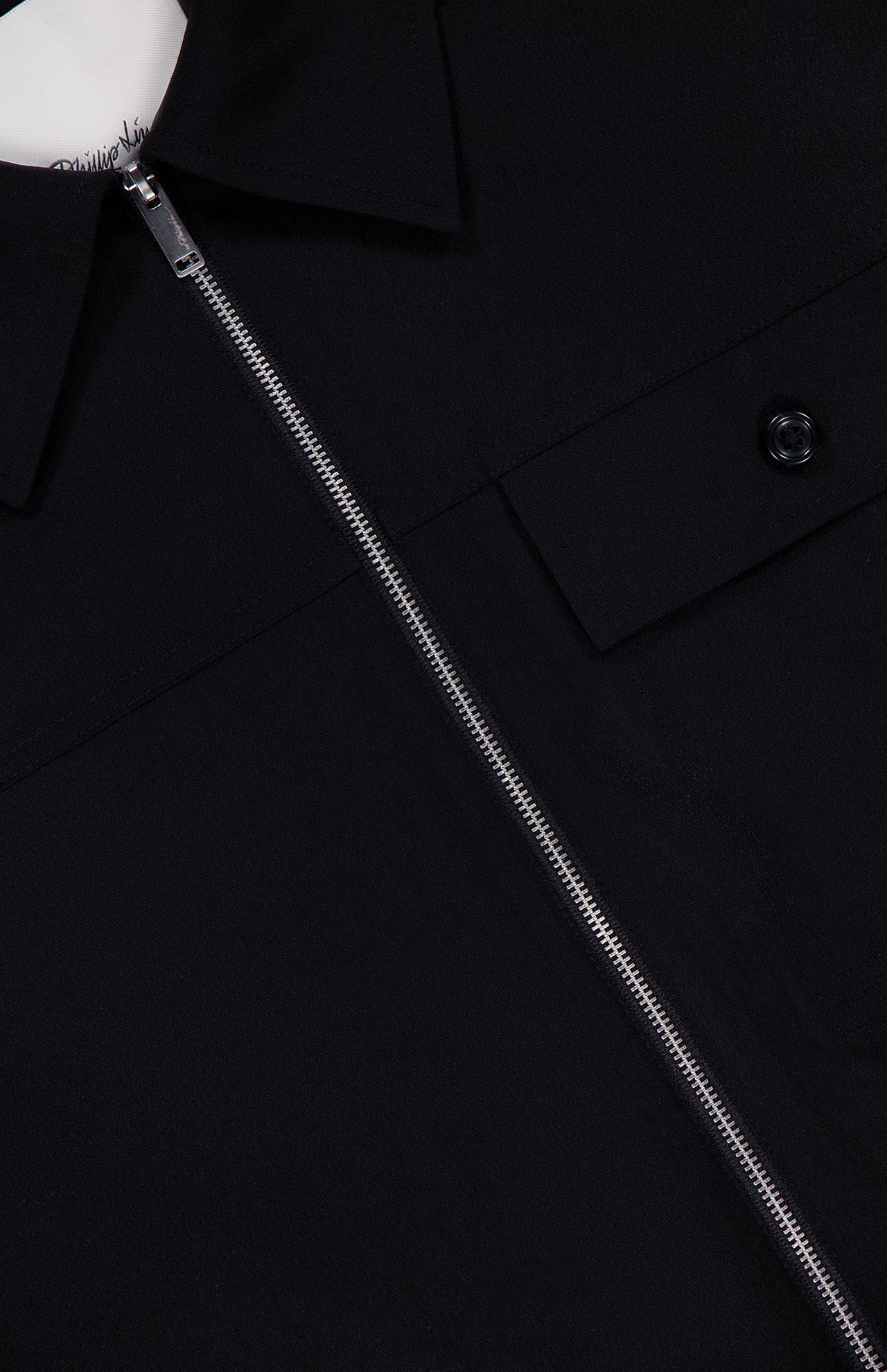 Long Sleeve Cropped Shirt Jacket (14681358008683)