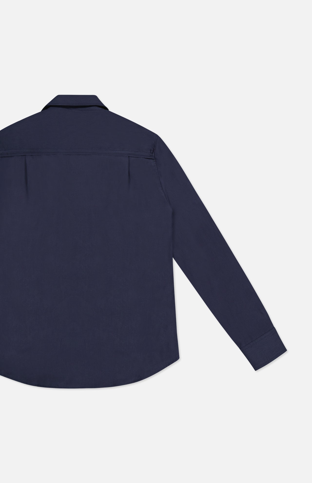 Long Sleeve Crossover Draped Shirt (7421986898035)