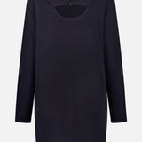 Long Sleeve Lace Mockneck Dress (7628981174387)