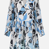 Long Sleeve Shirt Dress W/ Waist Ties (14681358172523)