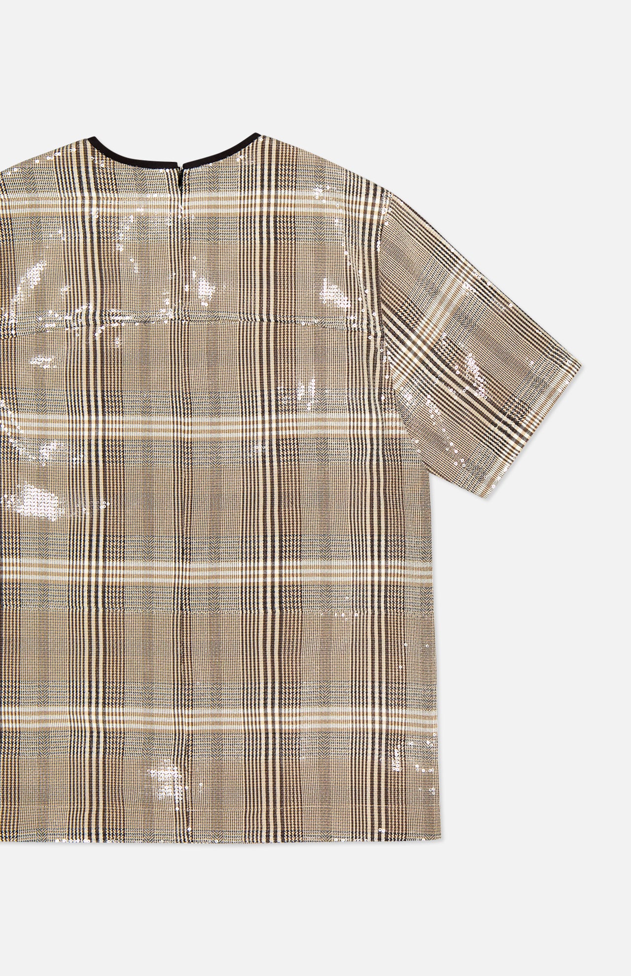 Sequin Plaid Boxy Tee (7628981043315)