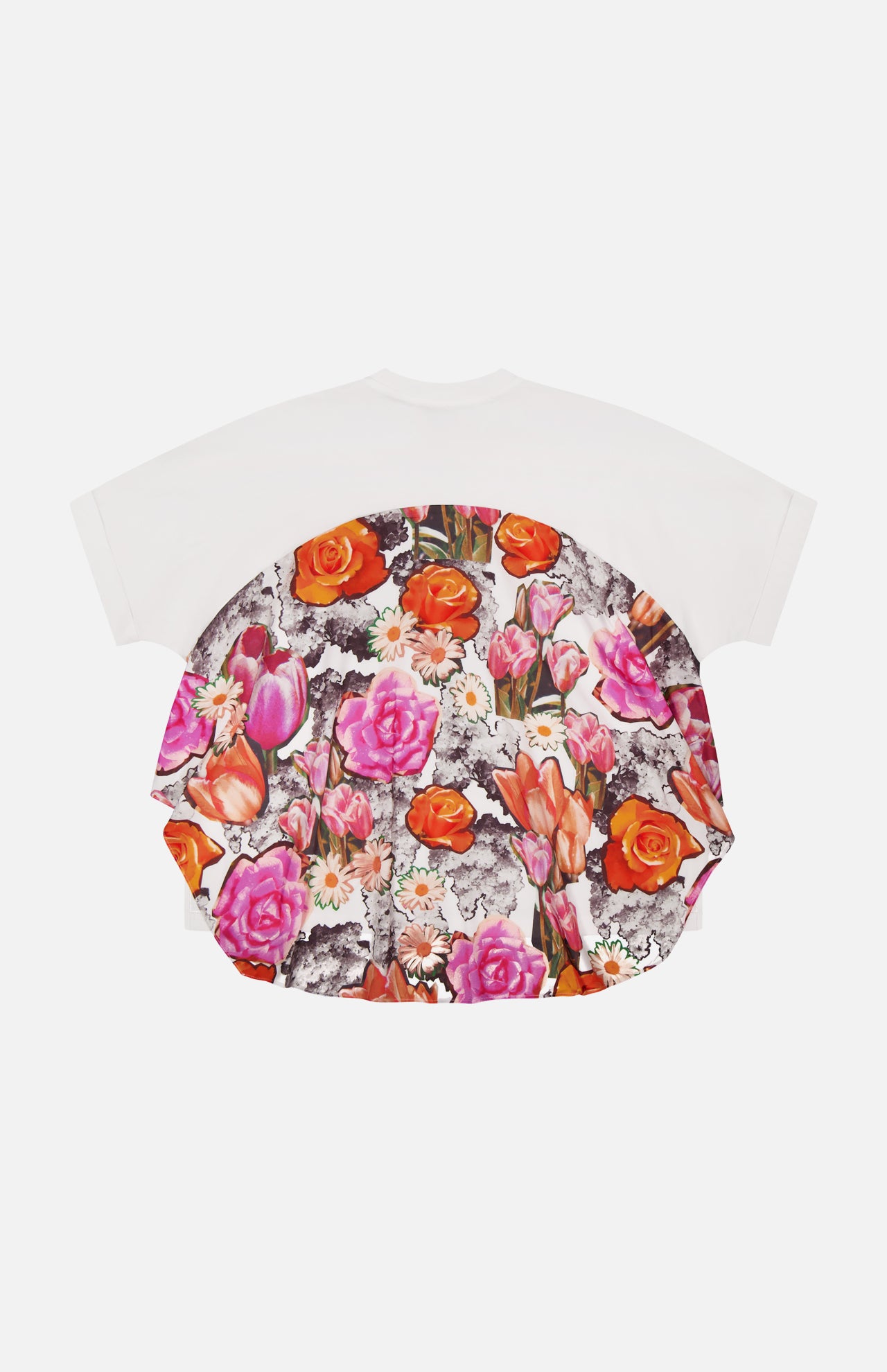 Short Sleeve Floral Collage Combo T-shirt