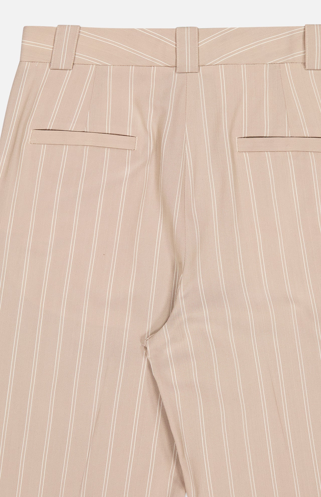 Single Pleat Wide Leg Stripe Pant (14647604248939)