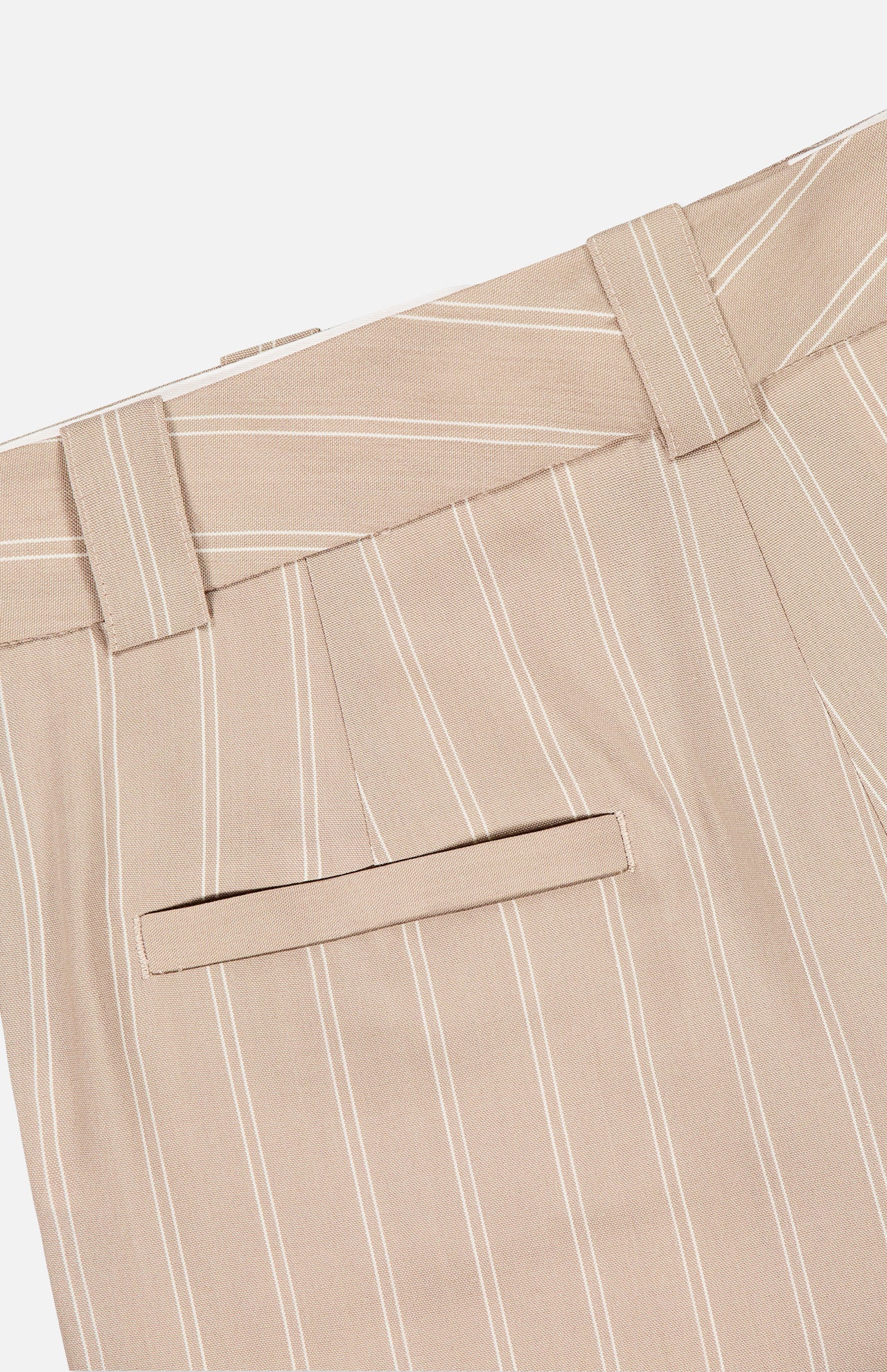 Single Pleat Wide Leg Stripe Pant (14647604248939)