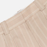 Single Pleat Wide Leg Stripe Pant (14647604248939)