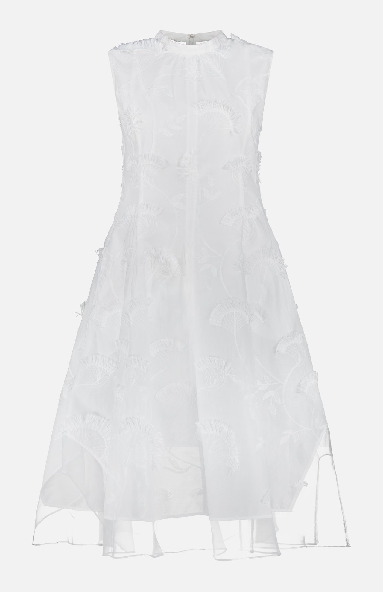 Sleeveless 3D Floral Dress (14681357910379)