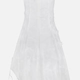 Sleeveless 3D Floral Dress (14681357910379)