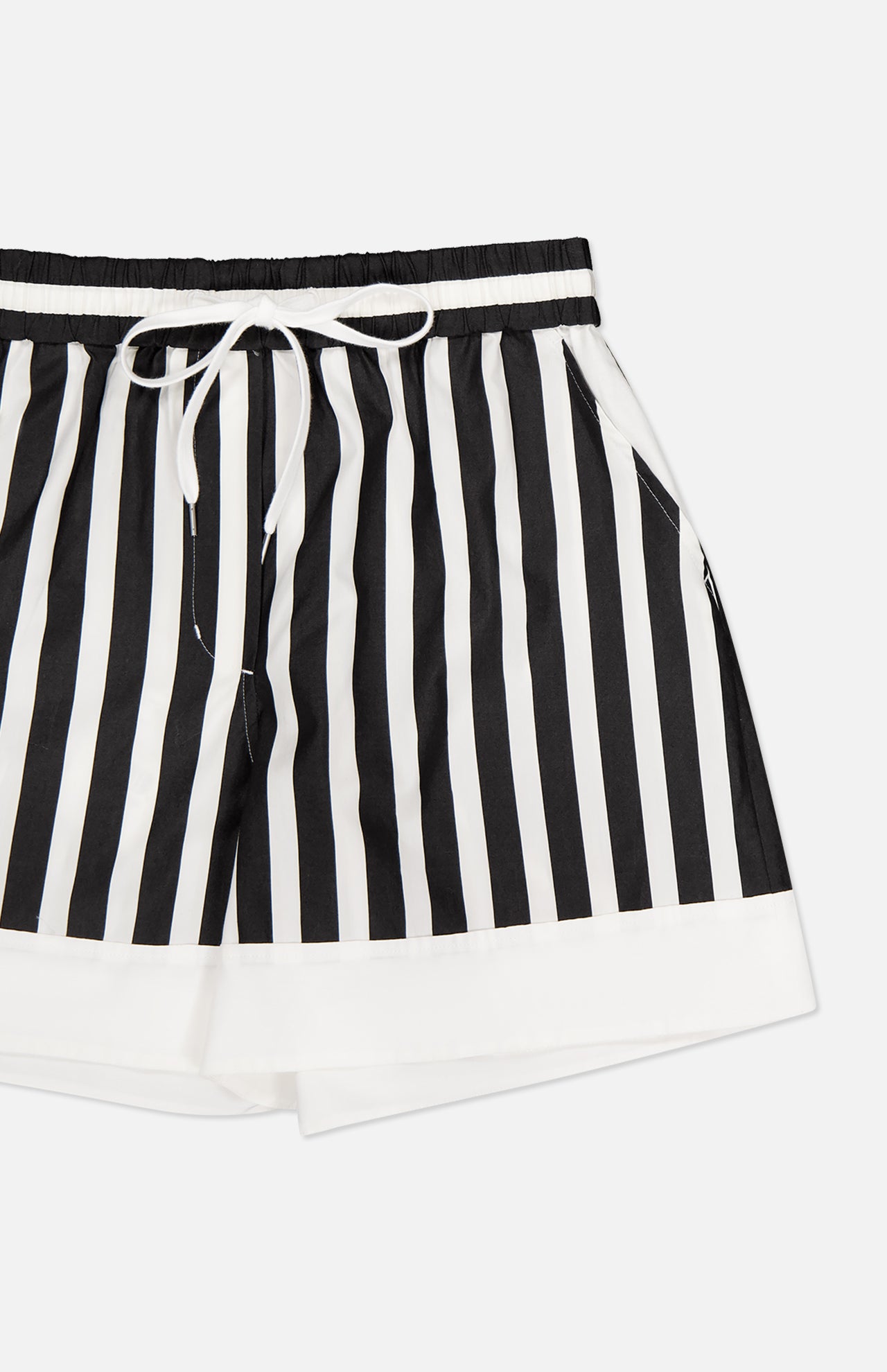 Striped Drawstring Boxer Short (14681357877611)