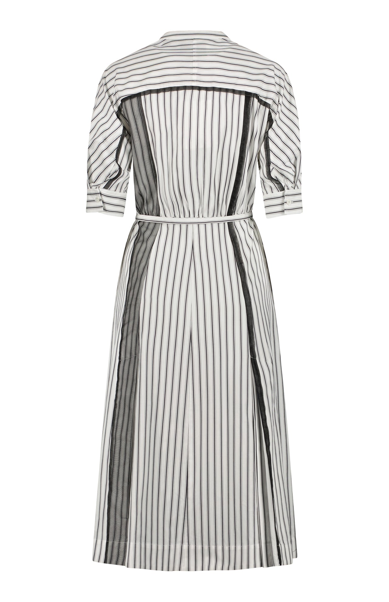Striped Shirt Dress (7268779327603)